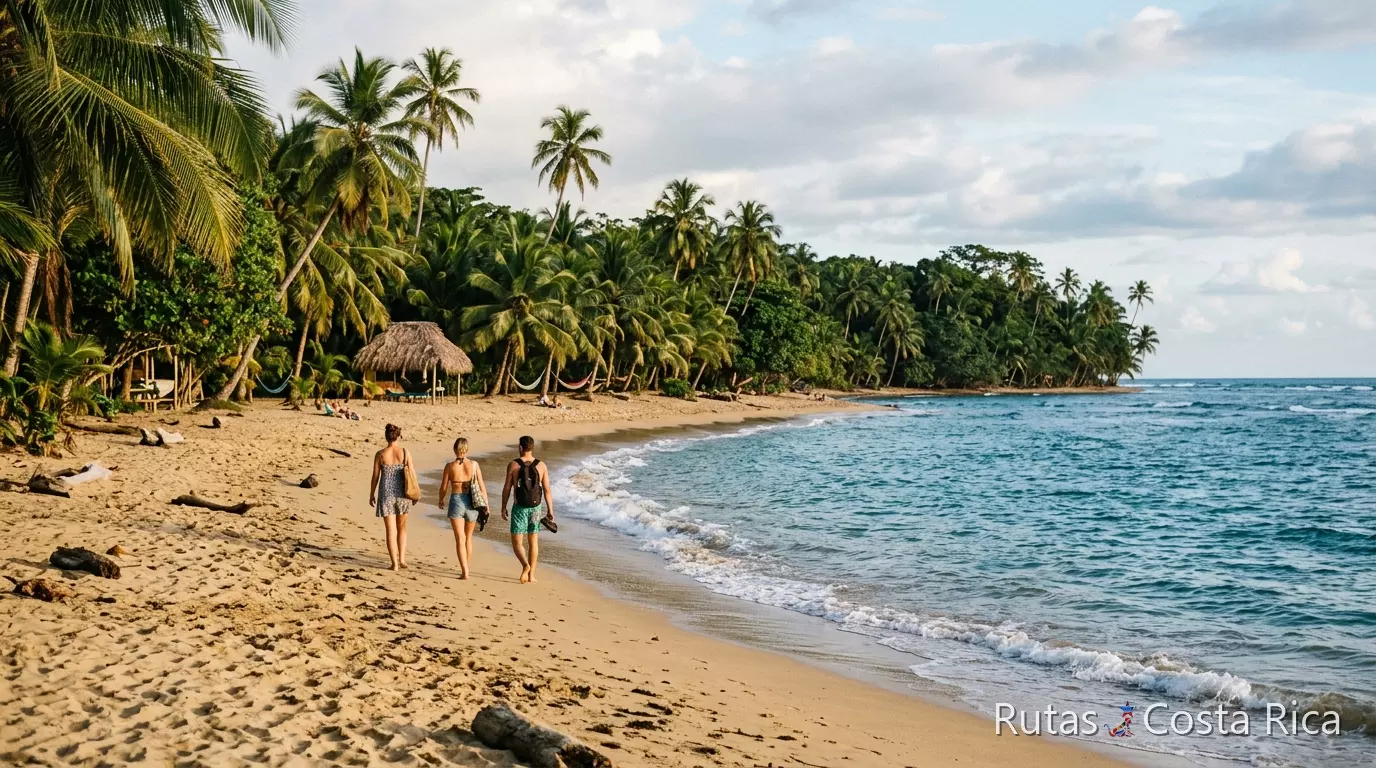 Playa de Puerto Viejo en el Caribe Sur de Costa Rica