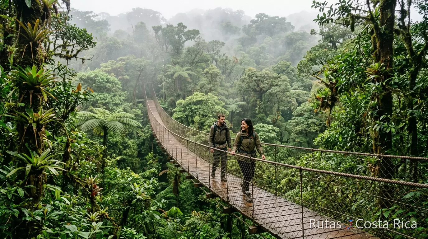 Actividades de naturaleza y aventura que influyen en el presupuesto de Costa Rica